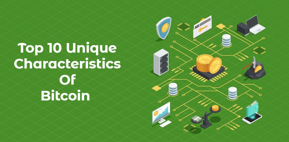 bitcoin charakteristikos