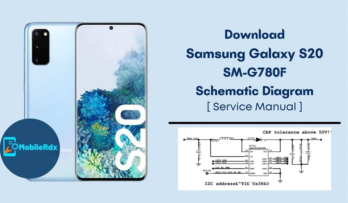 Download Samsung Galaxy S20 G780F Schematic Diagram   Service Manual