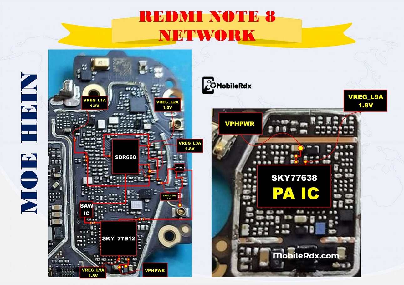redmi note 8 network ic problem