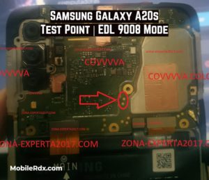Samsung Galaxy A20s A207F Test Point EDL 9008 Mode 300x259
