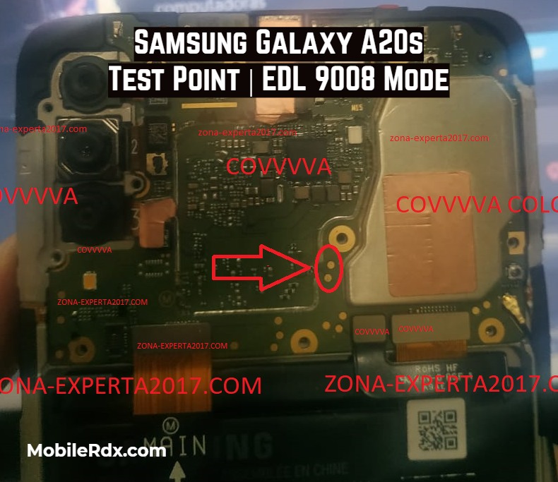 Samsung Galaxy A20s A207F Test Point EDL 9008 Mode