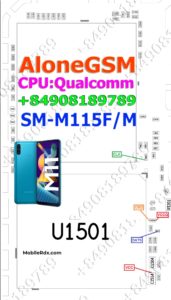 Samsung Galaxy M11 M115F EMMC ISP PinOUT to Remove Pattern FRP Lock 171x300