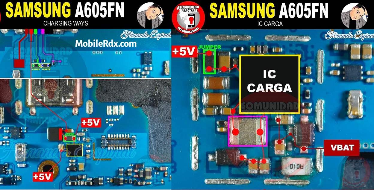 Repair Samsung A6 A605F Charging Problems   USB Ways