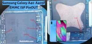Samsung Galaxy A40 ISP PinOUT to Remove Pattern FRP Lock 300x144
