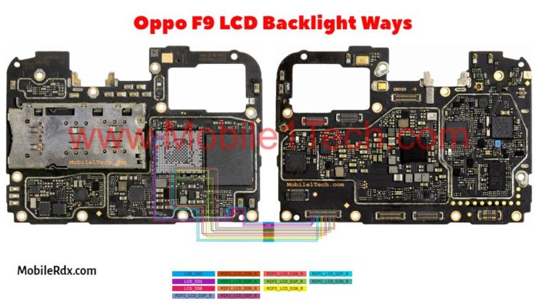Repair Oppo F9 Backlight Ways Problem | Display Light Solution