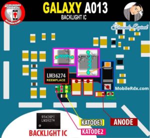 Repair Samsung Galaxy A01 A013 Display Problems   LCD Backlight Ways 300x276