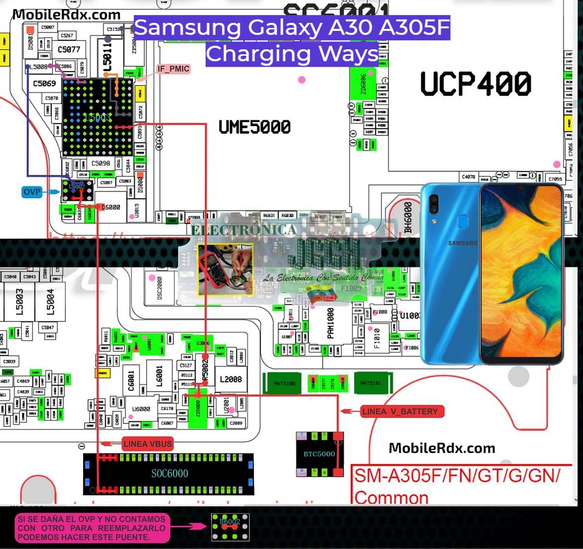 Samsung Galaxy A30 Charging Ways Charging Problem Solution