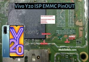Vivo Y20 ISP EMMC PinOUT   Test Point 300x208