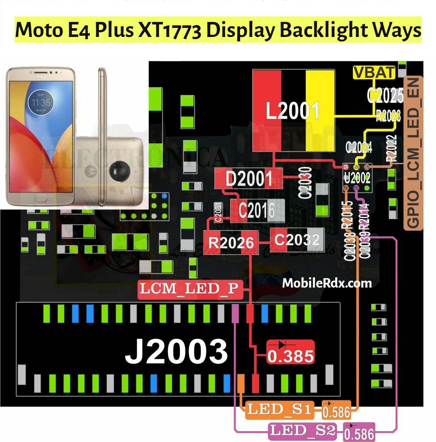 Motorola Moto E4 Plus Display Light Ways   Backlight Solution