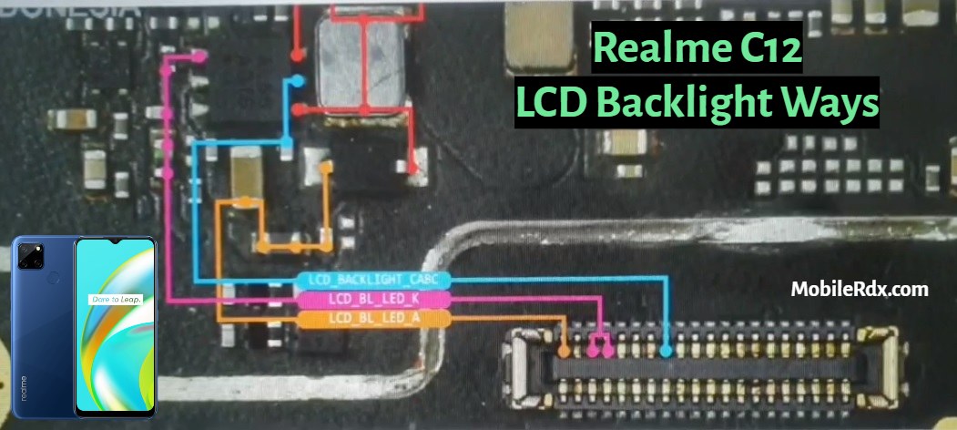 Realme C12 LCD Backlight Ways   Display Light Problem Solution