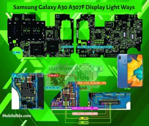 Samsung Galaxy A30 A307F Display Light Ways   Backlight Solution 300x254