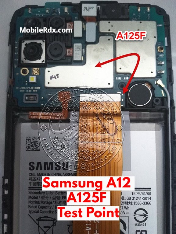 Samsung Galaxy A12 A125F Test Point   MTK Download Mode