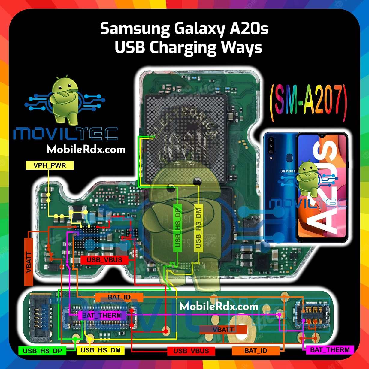 Samsung Galaxy A20s A207F Charging Ways USB Ways Samsung Galaxy A20s A207F Charging Ways USB Ways
