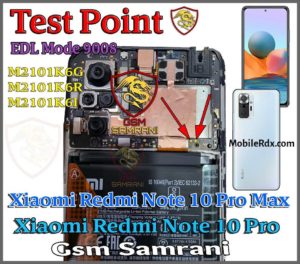 Redmi Note 10 Pro Max Test Point For EDL 9008 Mode 300x264