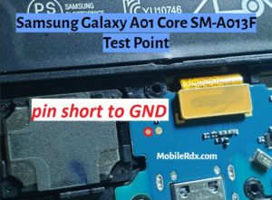 Samsung Galaxy A01 Core SM A013F Test Point 300x221