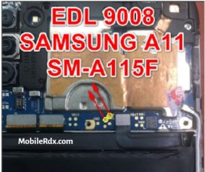 Samsung Galaxy A11 SM A115F Test Point   Reboot Into EDL Mode 300x252