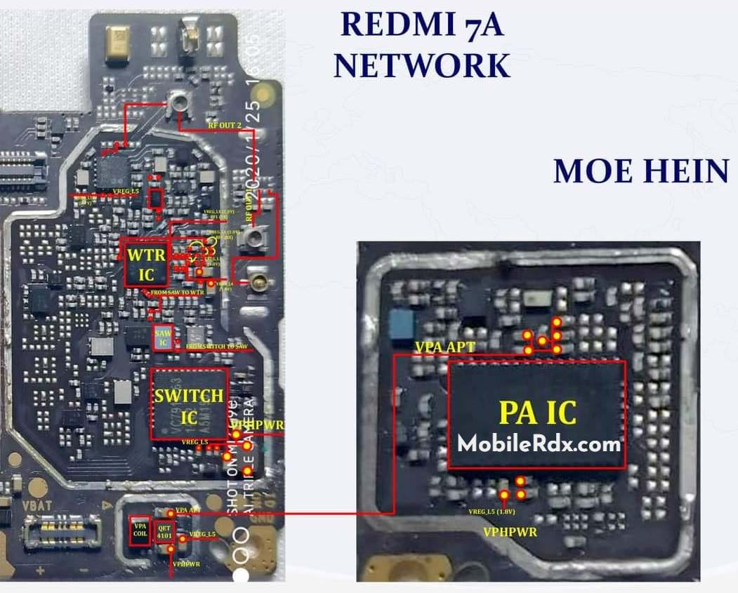 Xiaomi Redmi 7A Network Ways Signal Jumper