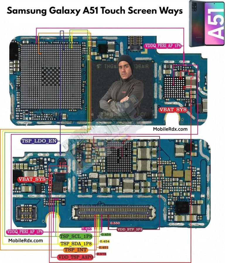 galaxy a51 touch screen not working