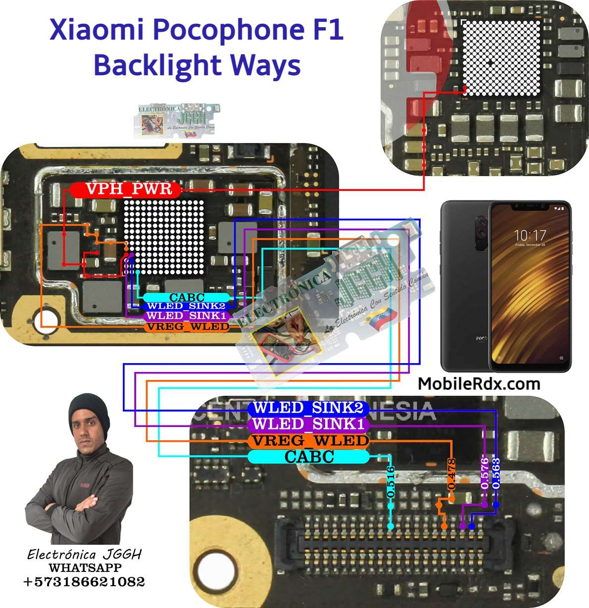 Xiaomi Pocophone F1 Backlight Ways Repair Display Light Problem Xiaomi Pocophone F1 Backlight Ways Repair Display Light Problem