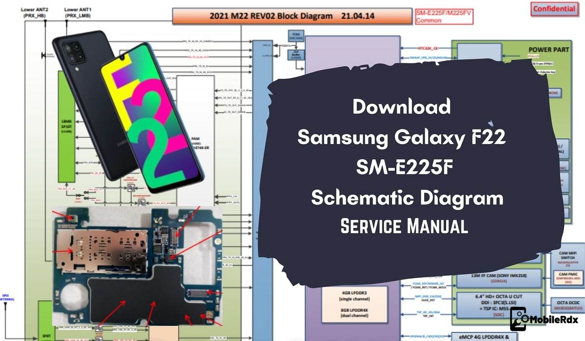 Download Samsung Galaxy F22 Schematic Diagram   Service Manual