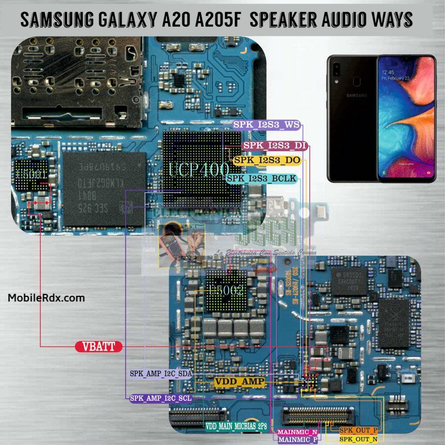 Repair Samsung Galaxy A20 Speaker Not Working Problem, Speaker Ways