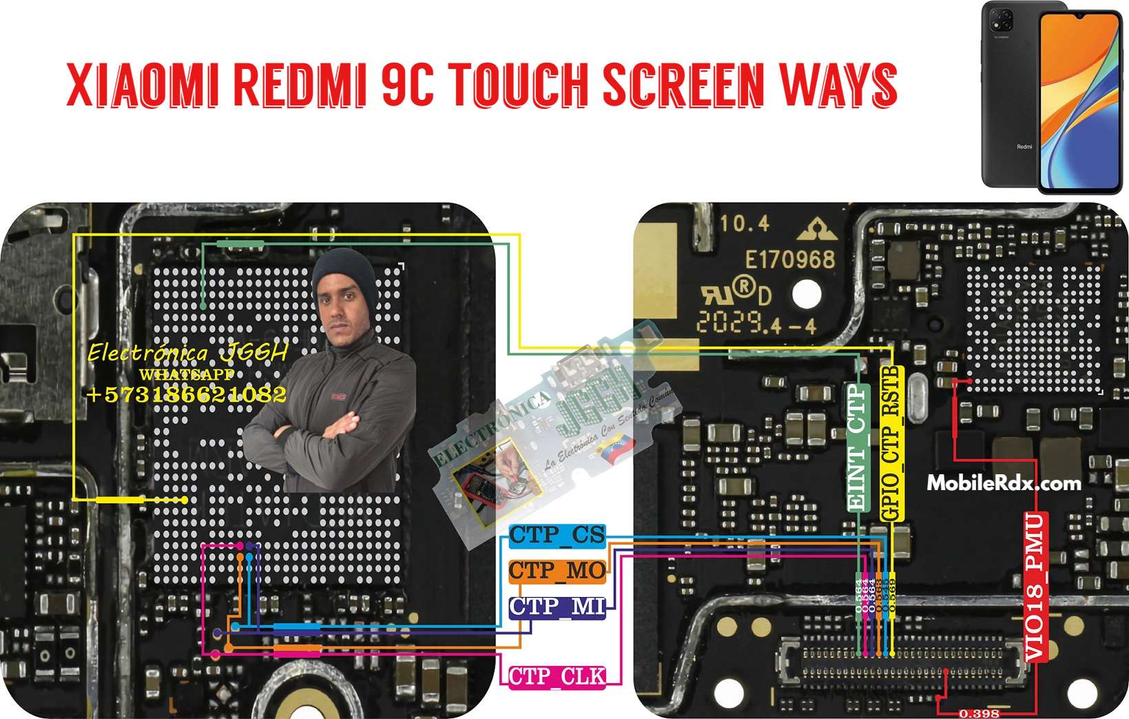 Repair Xiaomi Redmi 9C Touch Screen Problems Touch Ways