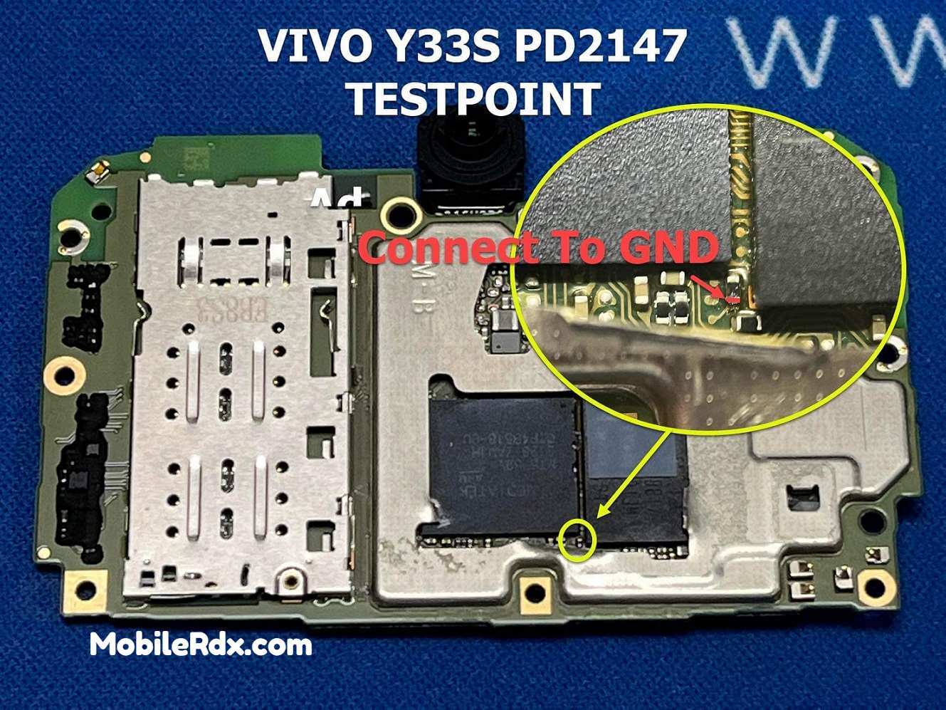 Vivo Y33s Test Point   ISP PinOUT