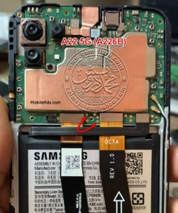 Samsung Galaxy A22 5G A226B Test Point   ISP PinOUT Image 251x300