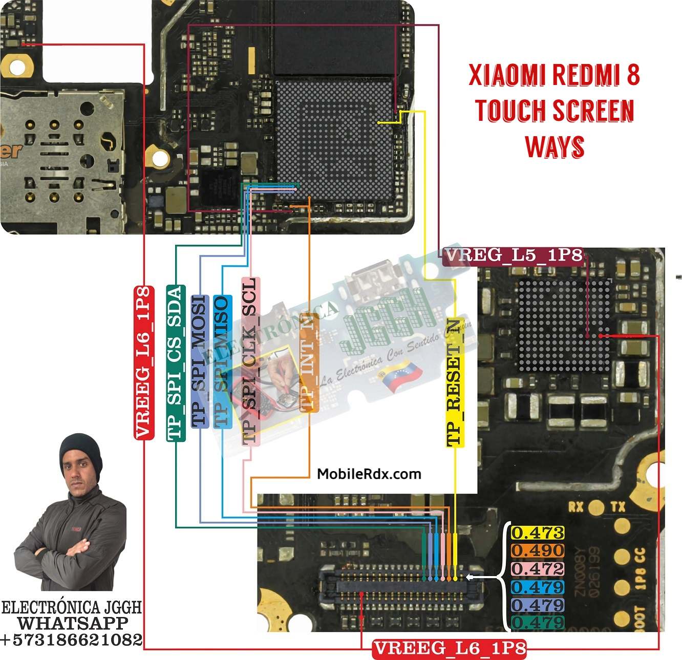 redmi note 8 touch screen not working