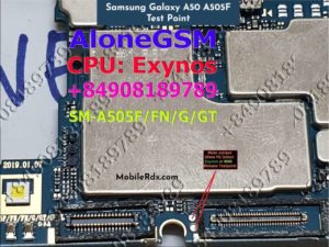 Samsung Galaxy A50 A505F Test Point EDL 9008 Mode 300x225