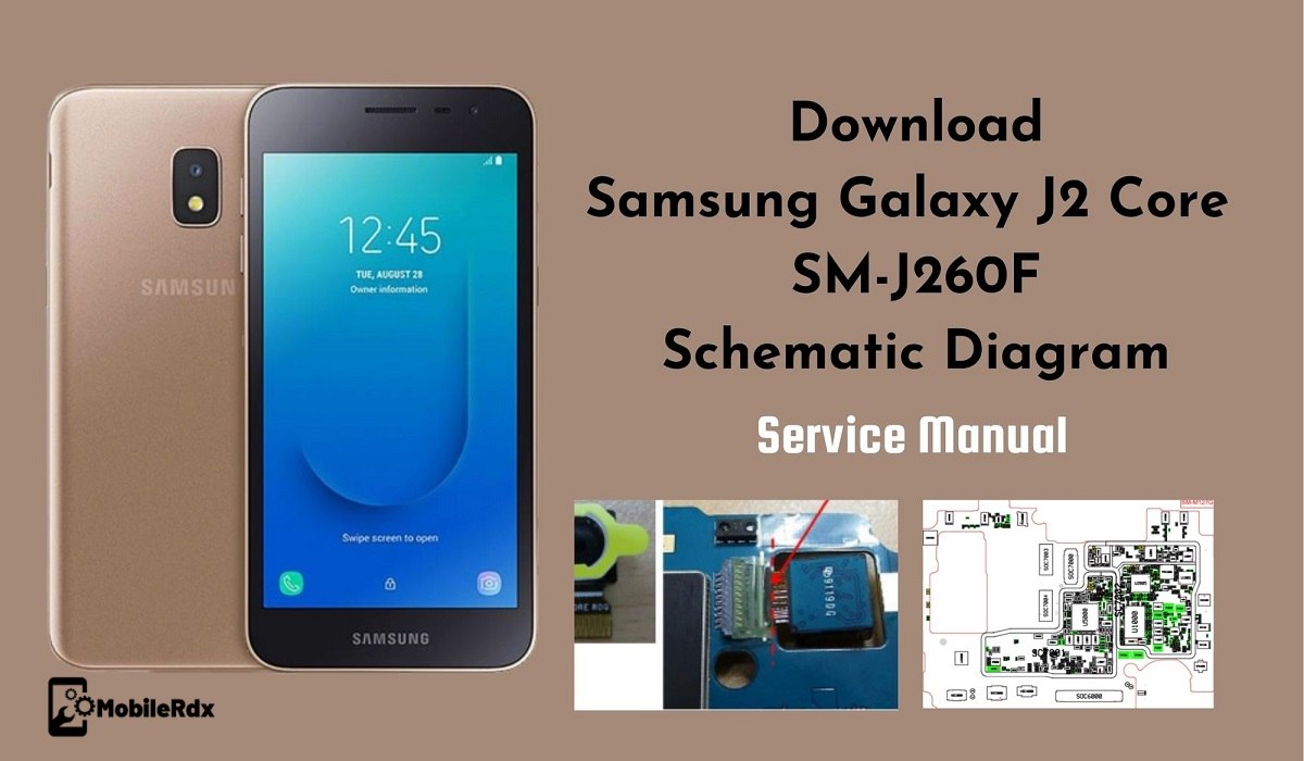 Samsung Galaxy J2 Core J260F Schematic Diagram   Service Manual