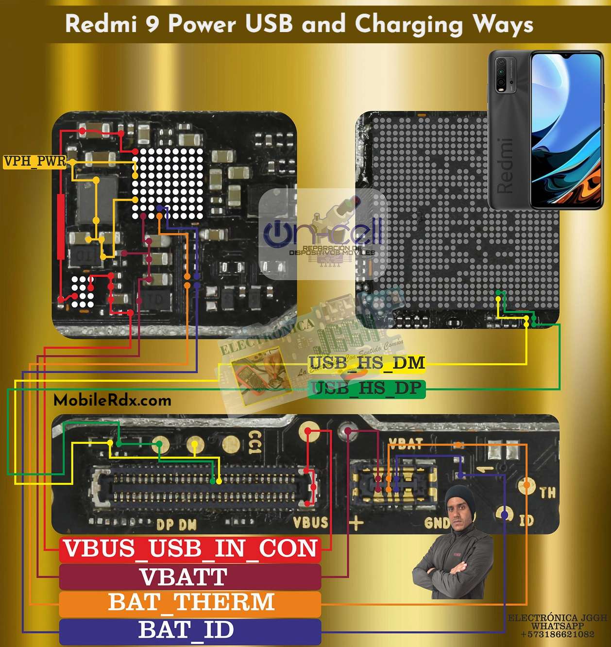 Repair  Redmi 9 Power Charging Problems   Charging Ways