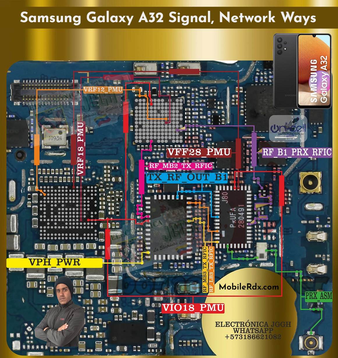 Repair  Samsung Galaxy A32 No Signal or Network Problem   Network Ways