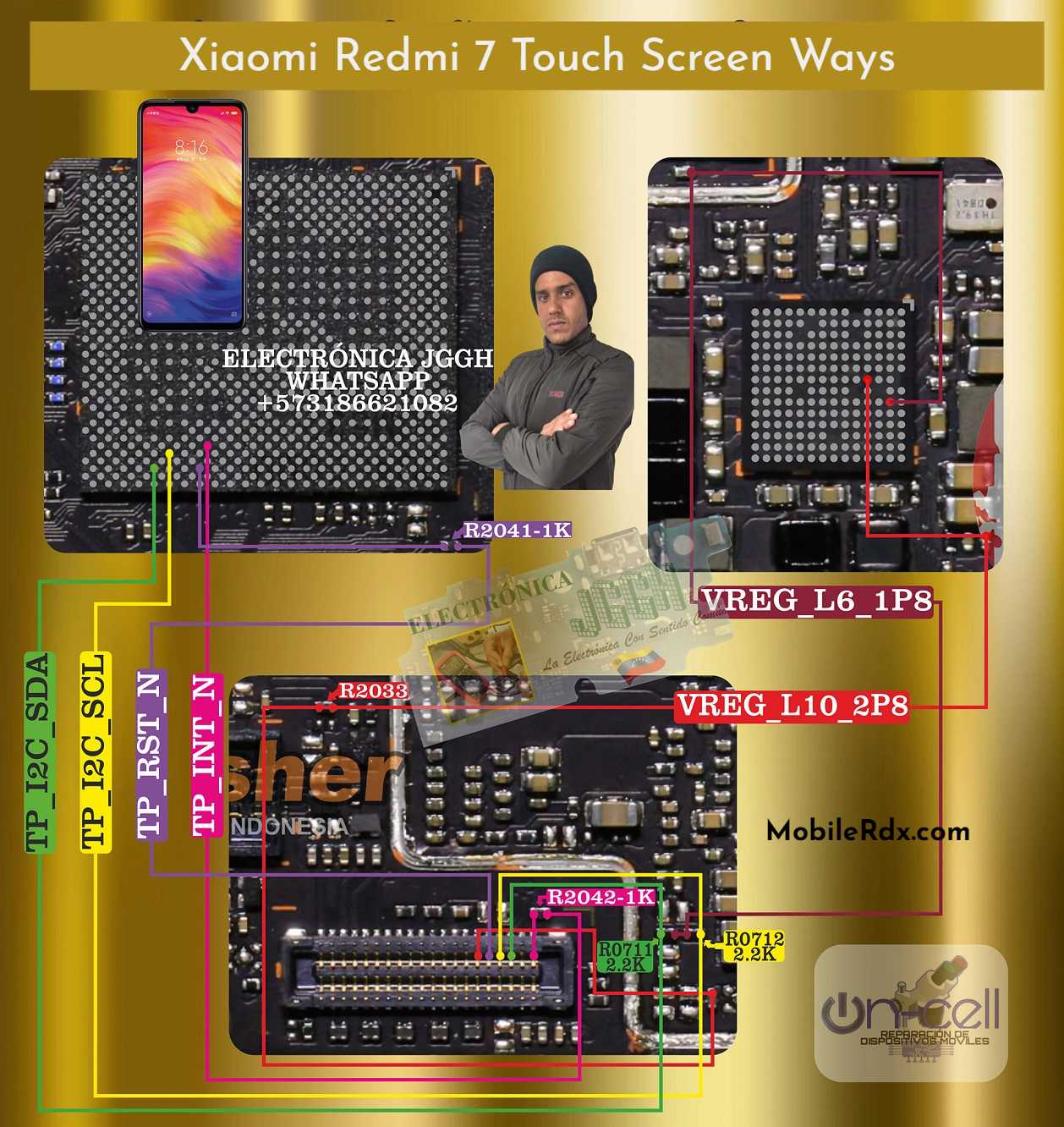 Repair  Xiaomi Redmi 7 Touch Screen Problem Touch Ways