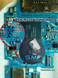 Samsung Galaxy M32 M326B ISP PinOUT   Test Point Image 225x300