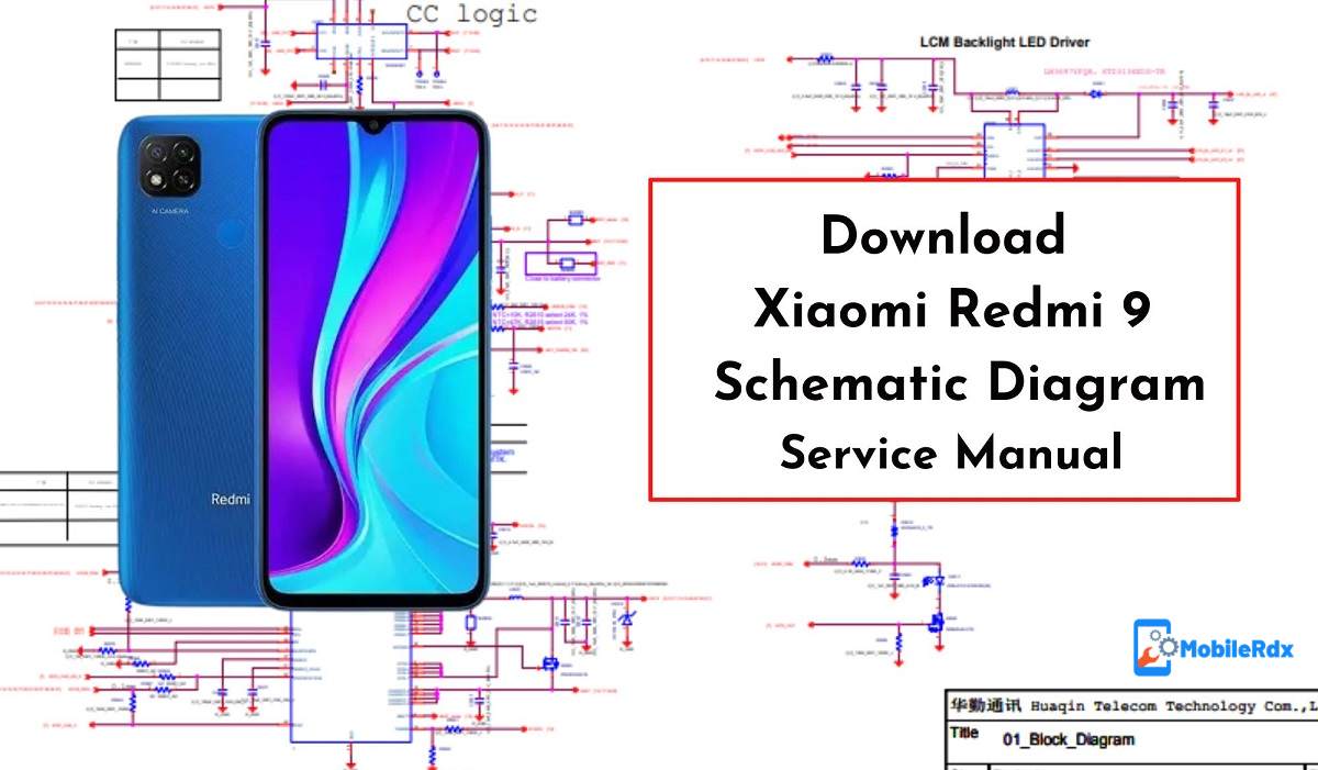 Download Xiaomi Redmi 9 Schematic Diagram   Service Manual