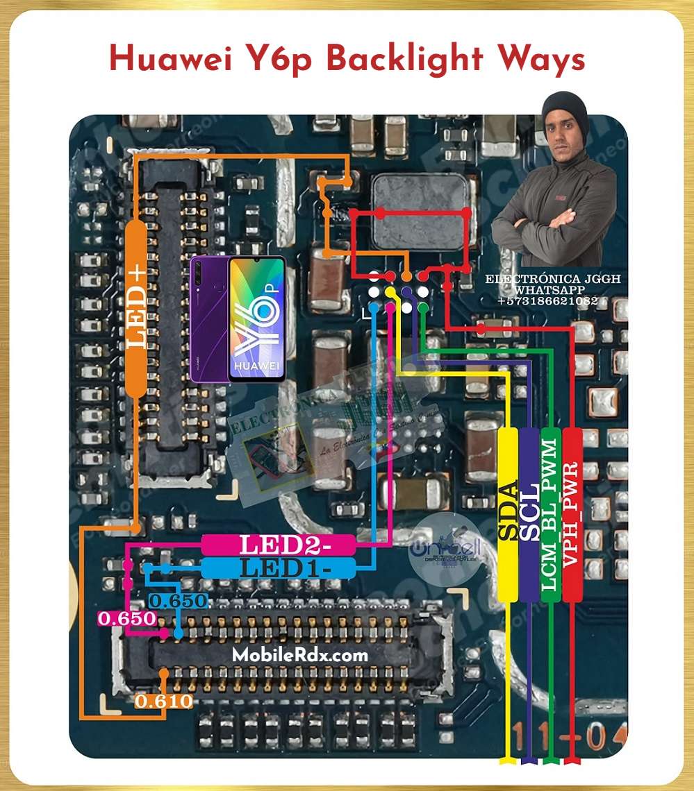 Huawei Y6p Backlight Ways Problem   Display Light Solution