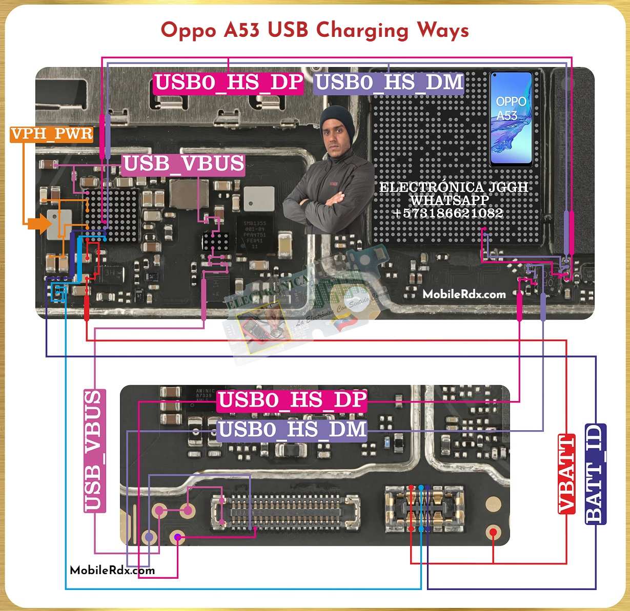 Repair Oppo A53 Not Charging Problem Charging Ways 