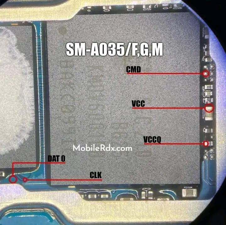 Samsung Galaxy A03 A035F ISP PinOUT 1
