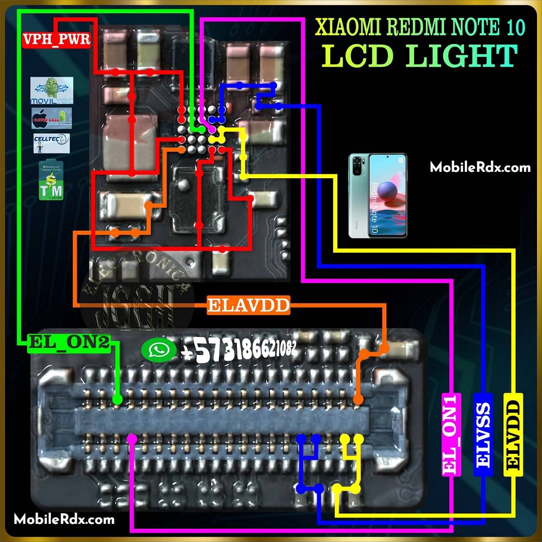 Xiaomi Redmi Note 10 LCD Backlight Ways Xiaomi Redmi Note 10 LCD Backlight Ways