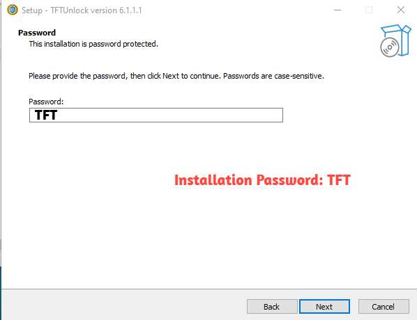 TFT Unlock Tool Installation & Password TFT Unlock Tool Installation & Password