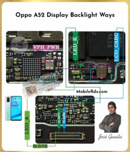 Repair Oppo A52 Display Light Problem   Backlight Ways 257x300