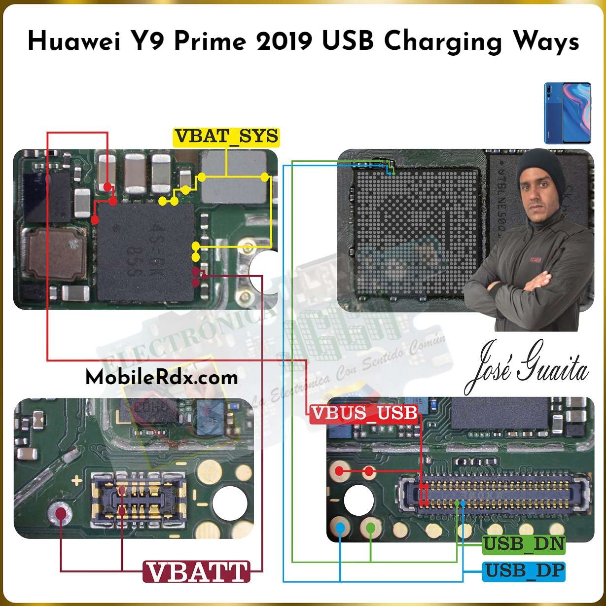 Repair  Huawei Y9 Prime 2019 Not Charging Problem Charging Ways