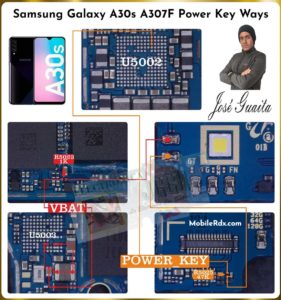 Samsung Galaxy A30s A307F Power Key Ways   Volume Button Jumper 281x300
