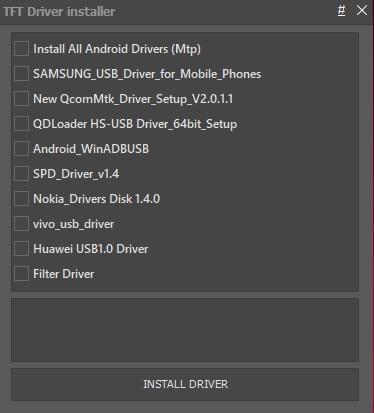 TFT All In One Drivers Installer Tool Free