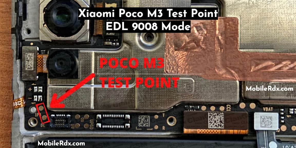 Xiaomi Poco M3 Test Point   EDL 9008 Mode