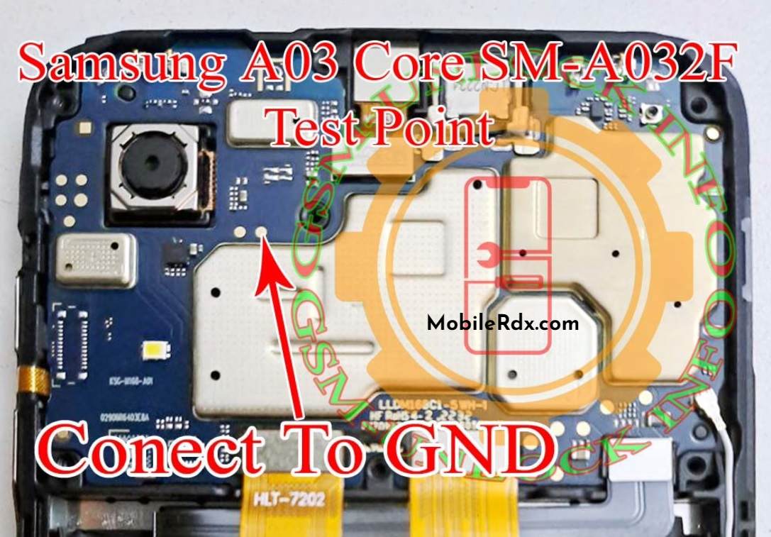 Samsung Galaxy A03 Core A032F SPD Test Point