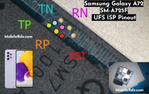 Samsung Galaxy A72 SM A725F UFS ISP Pinout   Test Point 300x189