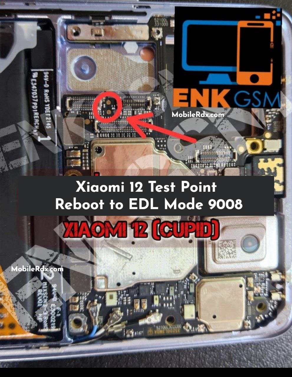 Xiaomi 12 Test Point   Reboot to EDL Mode 9008