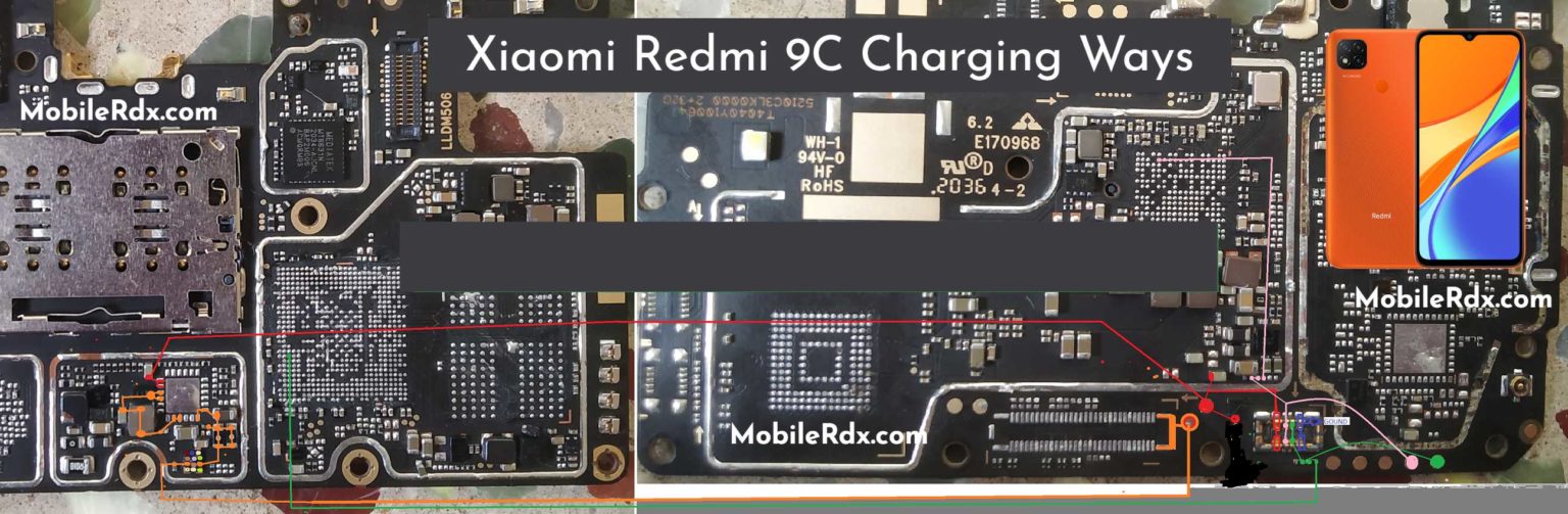 حل مشكلة شحن ريدمي Redmi 9C Xiaomi-Redmi-9C-Charging-Ways-_-Repair-Not-Charging-Problem-1536x503